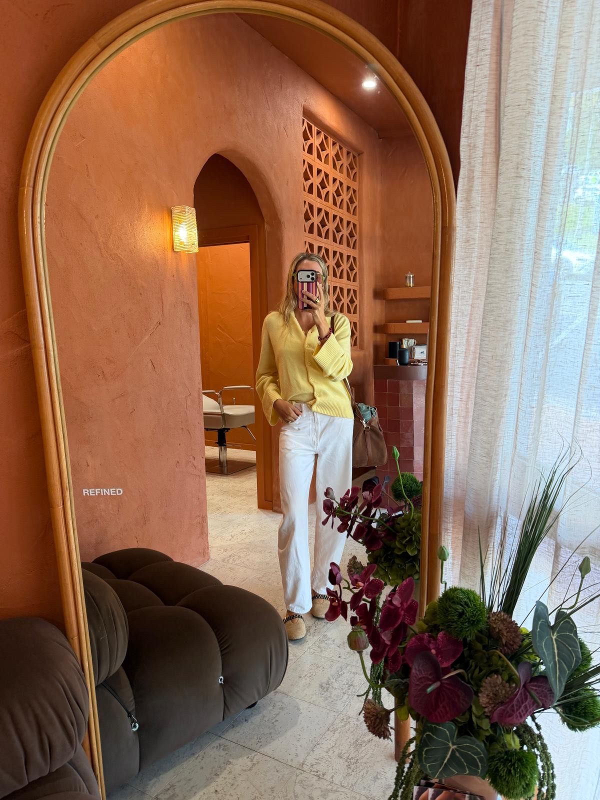 Good brows, good mood, and a splash of yellow to brighten up the day. 

Cardigan size 10 from The Iconic, added similar options
Agolde jeans size 27
Alaia raffia ballet flats size 41
Phone case is Burga
Bag is Reh Studios

#LTKOver40 #LTKselfcare #LTKootd