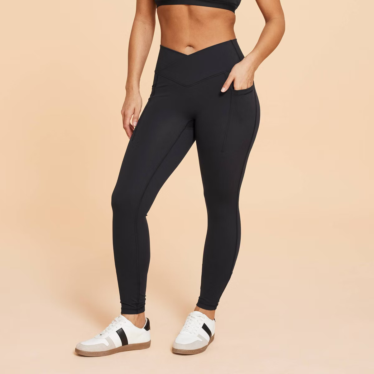 Blogilates Women's Criss Cross High-Rise Leggings | Target