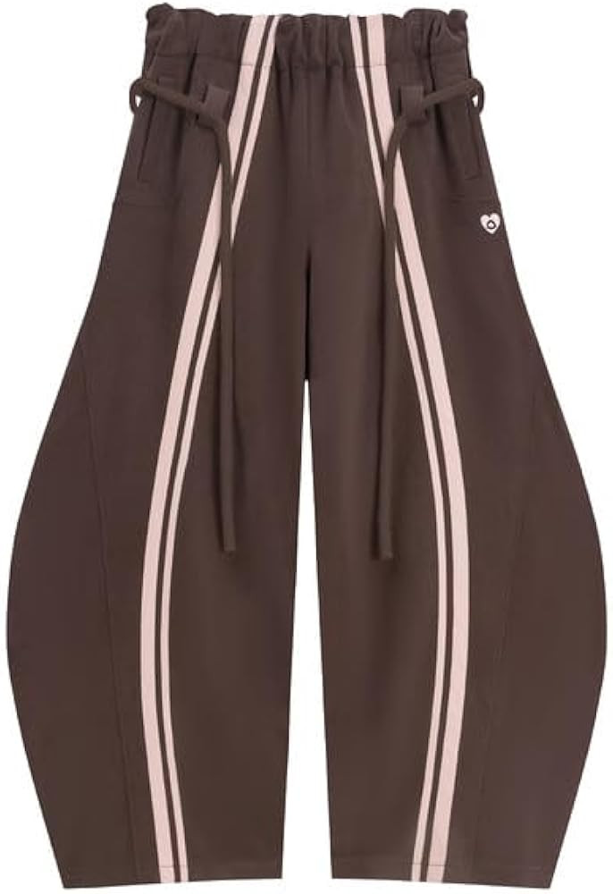 Aelfric Eden Men's Baggy Jogging Bottoms Women's Barrel Sweatpants Cotton Drawstring Casual Trous... | Amazon (UK)