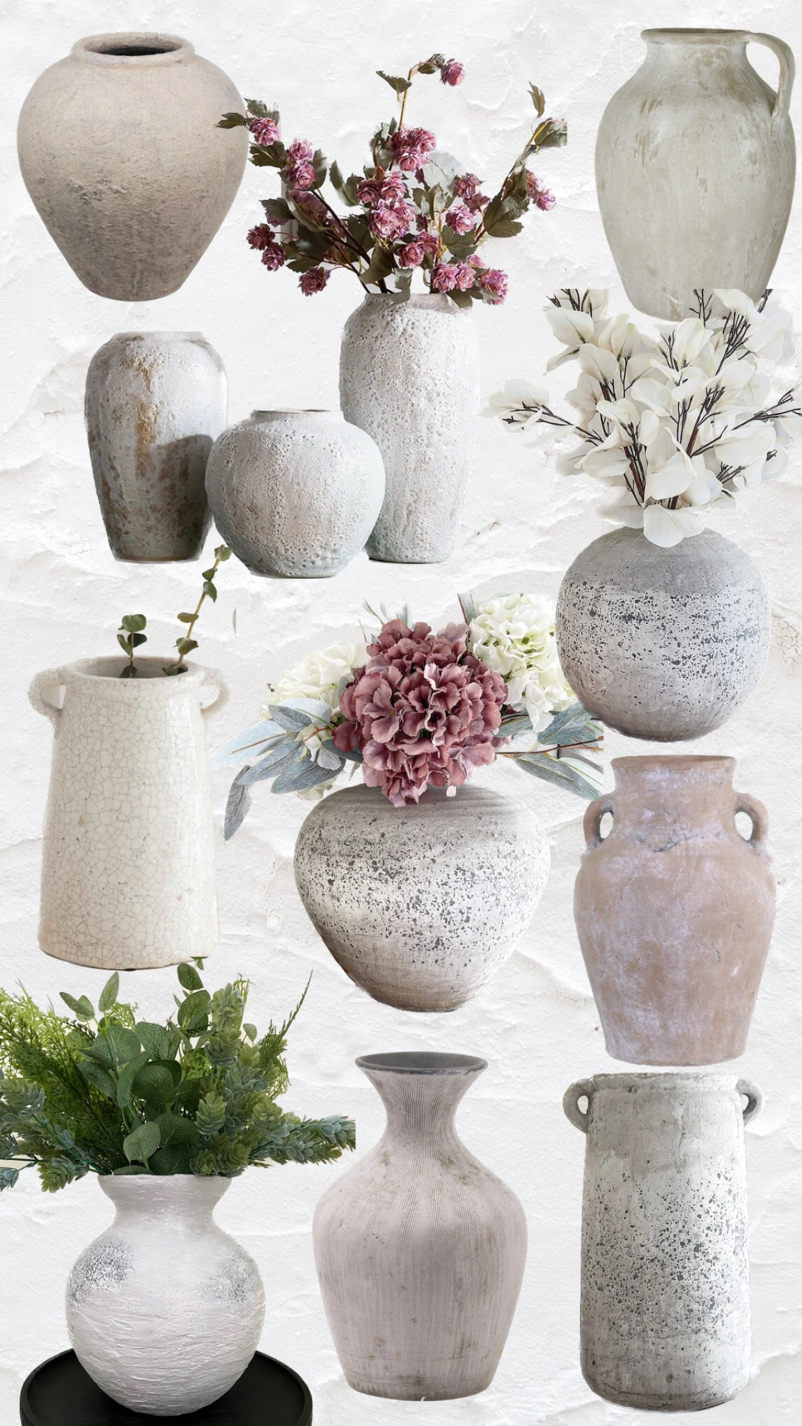 Stone vase, plant pot, ceramic vase, concrete vase, home decor accessories, neutral home styling, neutral aesthetic, rustic country farmhouse home style 

#LTKGiftGuide #LTKhome