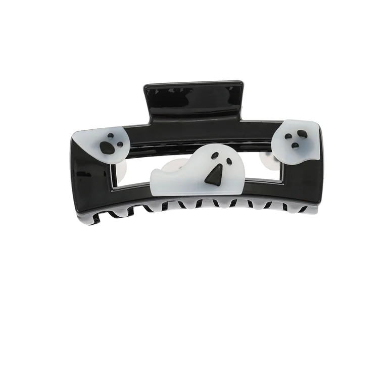Way to Celebrate Halloween Women's Square Ghost Claw Clip, Multicolor, 1 Piece | Walmart (US)