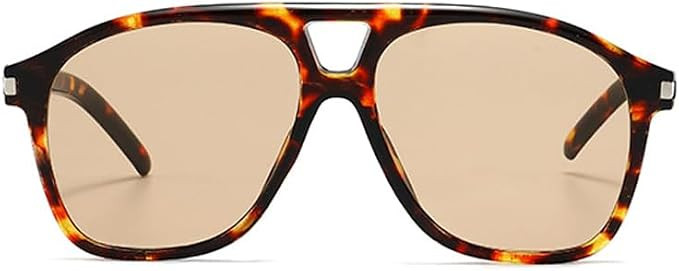 Melrose Vintage Oversized 70s Pilot Sunglasses Women Men Retro Double beam Classic Large Squared ... | Amazon (US)