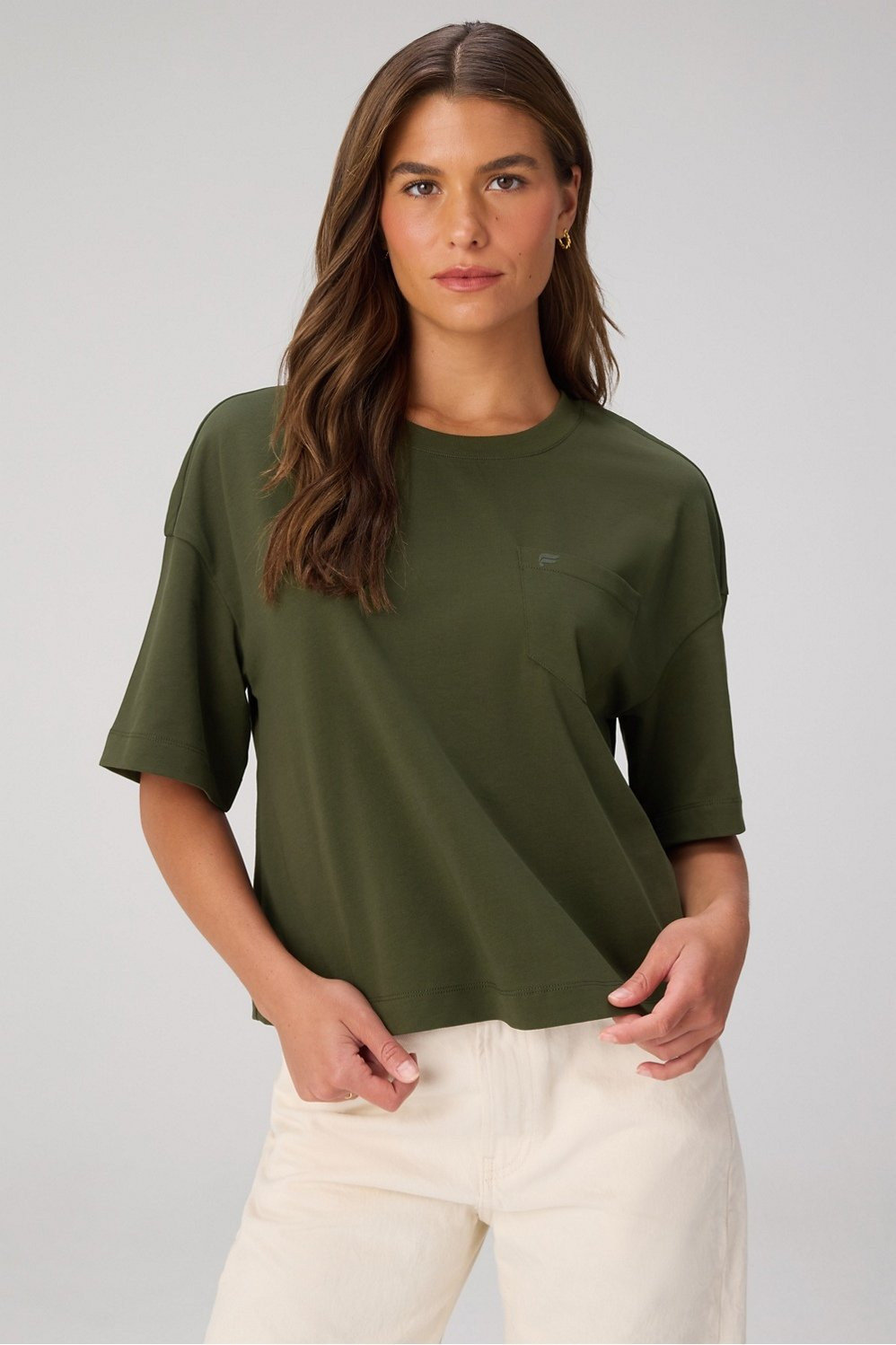 Heavy Cotton Pocket Tee | Fabletics