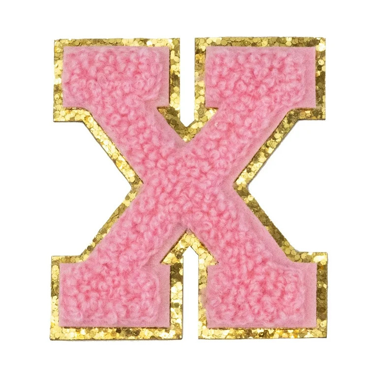 Hello Hobby Chenille X Pink Patch | Walmart (US)