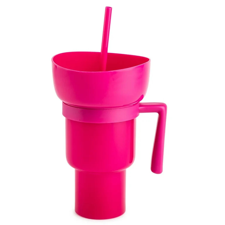 Mainstays Polypropylene Tumbler 32 fl oz, Pink | Walmart (US)