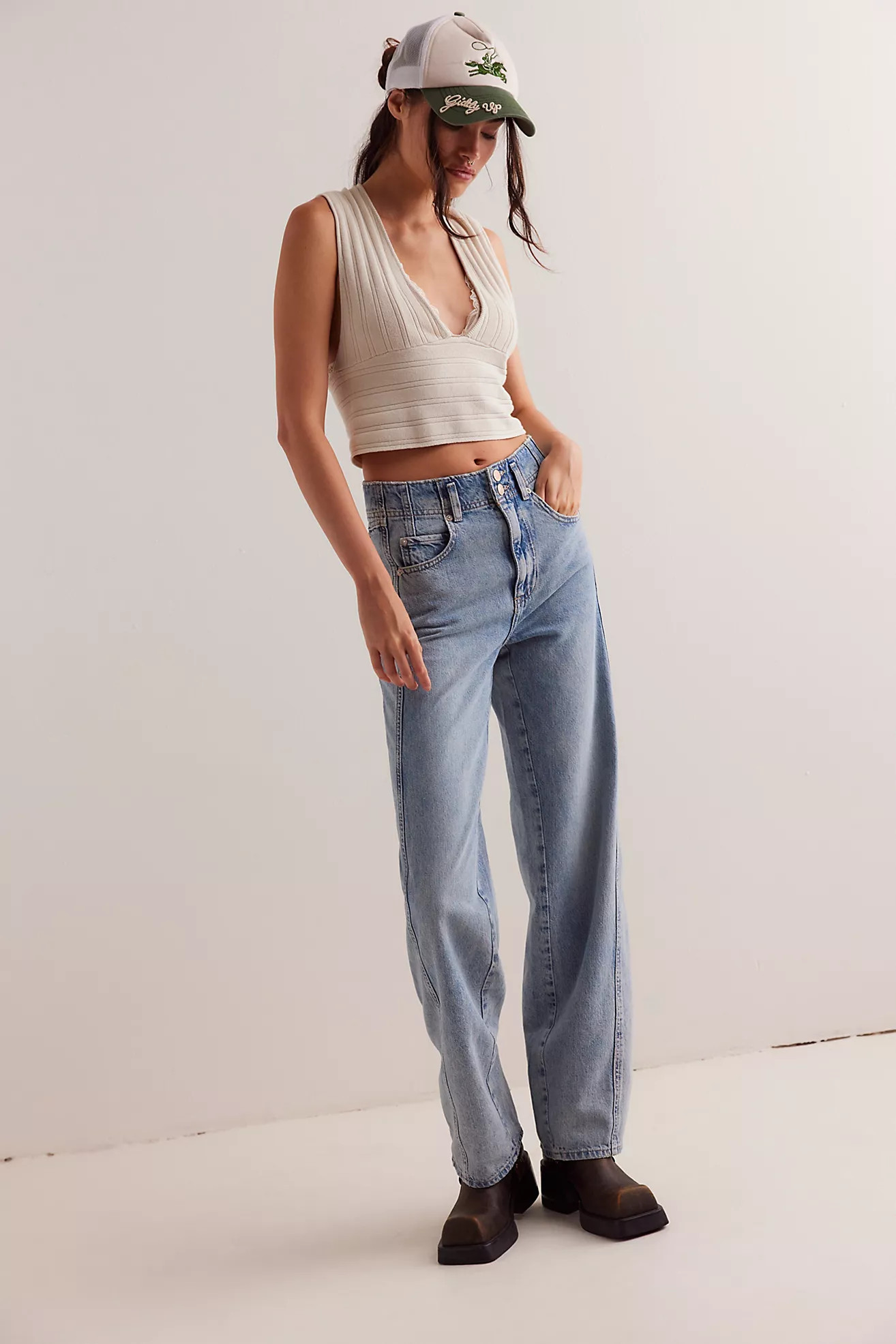 We The Free Aster Straight-Leg Jeans | Free People (Global - UK&FR Excluded)