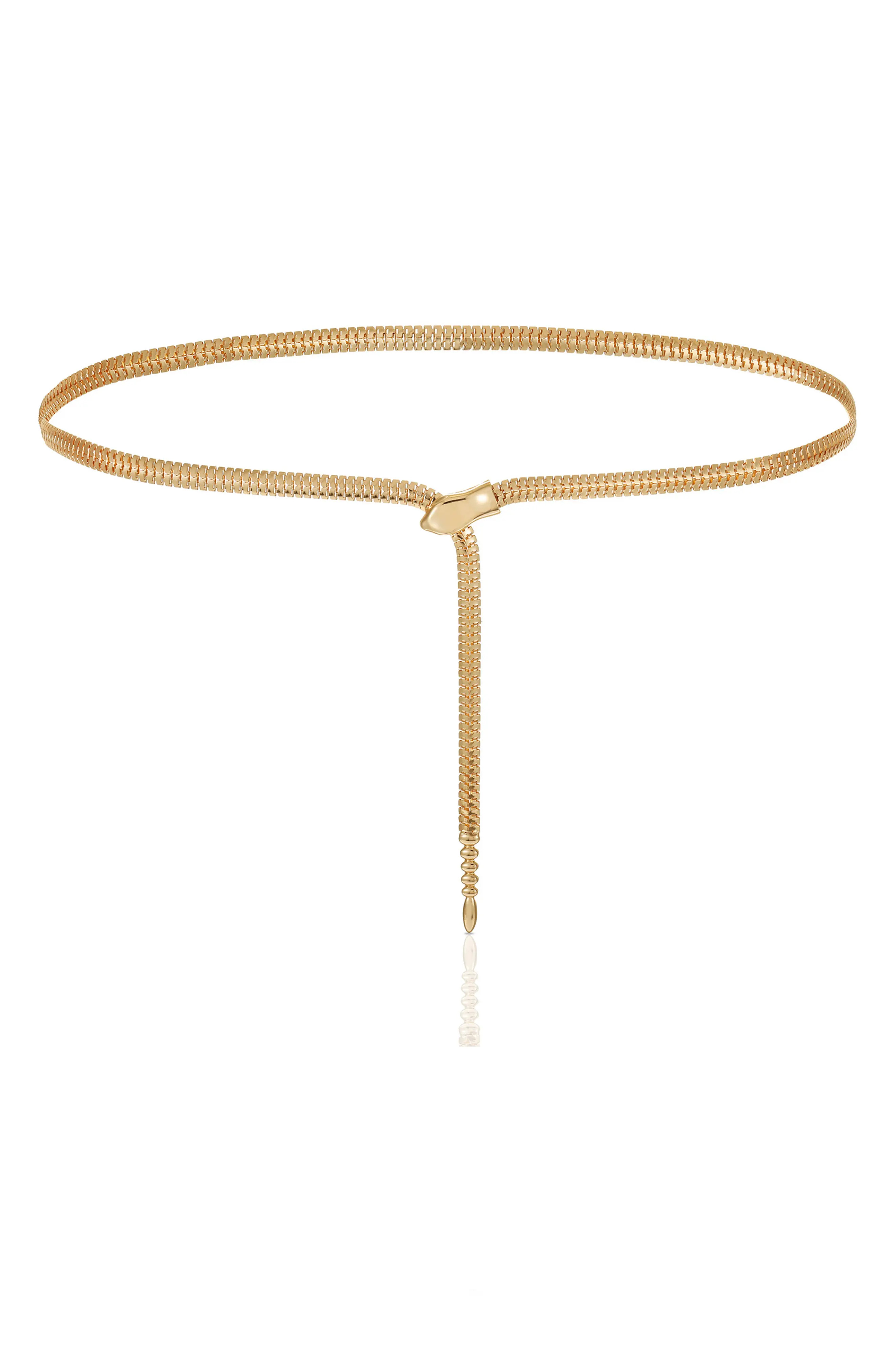 Ettika Minimalist Chain Belt in Gold at Nordstrom | Nordstrom