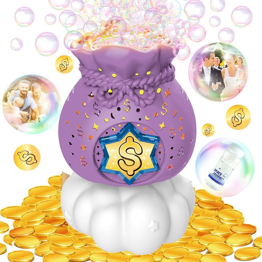 Upgraded Bubble Machine, for Kids Age 3+ Gifts | 18000+ Big Bubbles Per Minute, with 2 Speed, Plu... | Amazon (US)