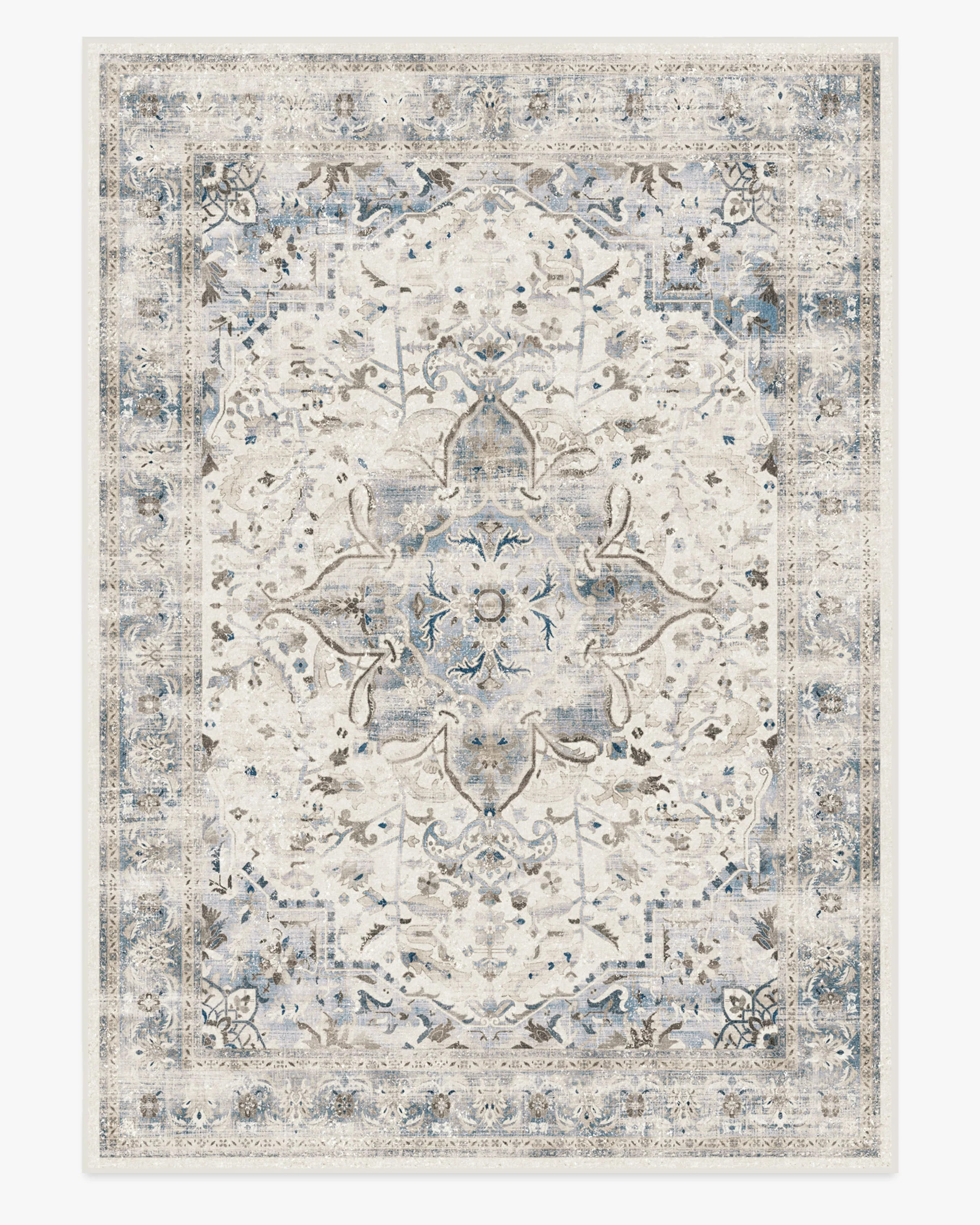 Sarrah Blue Quartz Tufted Rug | Ruggable