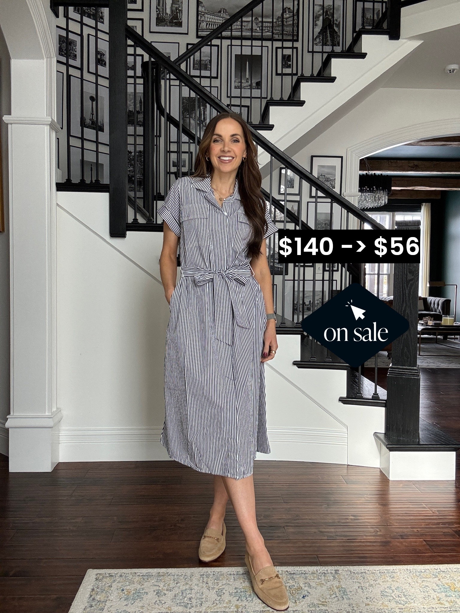 Love this @bananarepublic dress (runs TTS) and it’s on sale! Perfect dress to wear with sandals for warmer days 

#LTKootd #LTKSaleAlert