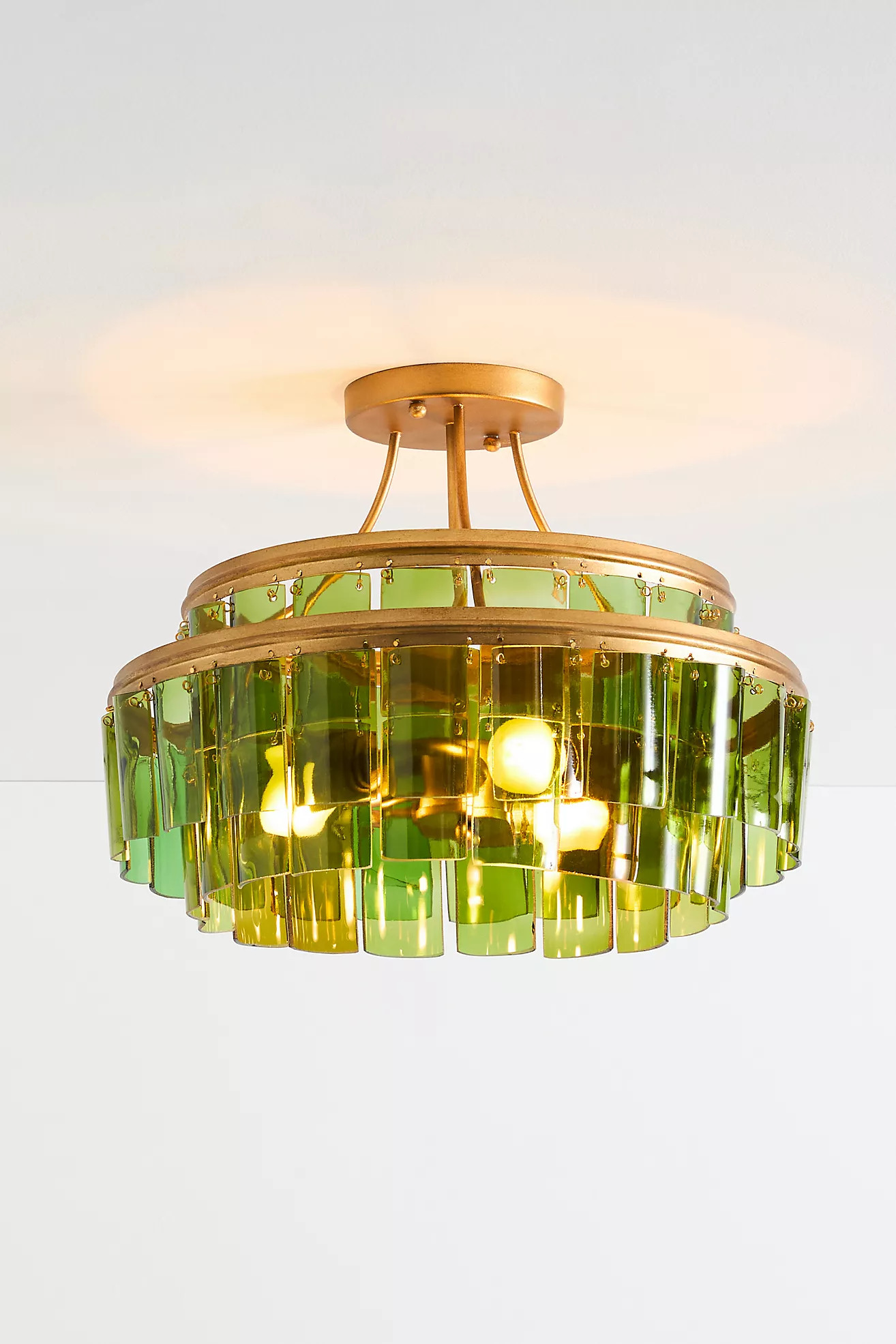 Vintner Glass Semi-Flush Mount | Anthropologie (US)