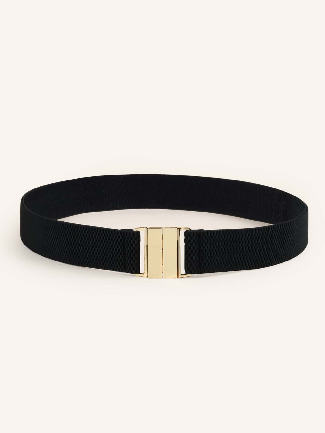 Metal Buckle Elastic Belt | SHEIN