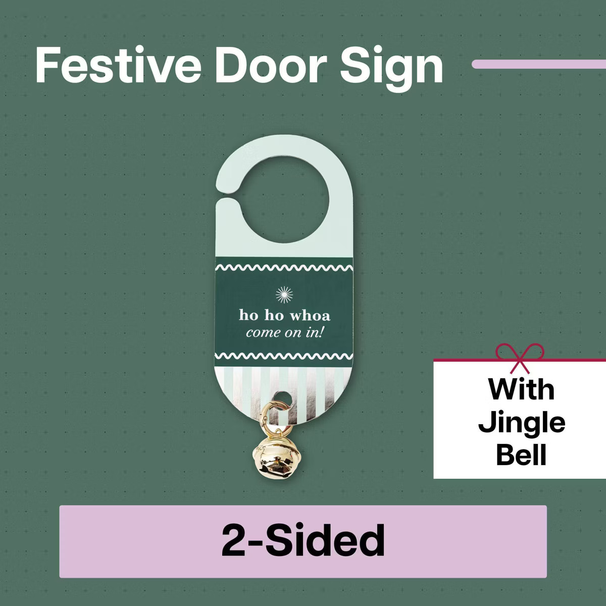 Noted by Post-it Ho Ho Whoa Doorknob Hanger Gifting | Target