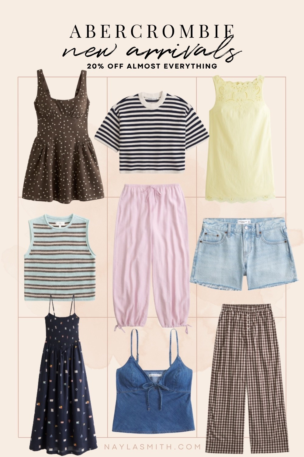 Abercrombie new arrivals on sale! Code AFKATHLEEN for extra 15% off! Summer dresses, balloon pants, tank tops, butter yellow mini dress, gingham pants

#LTKsummer #LTKdresses #LTKsale