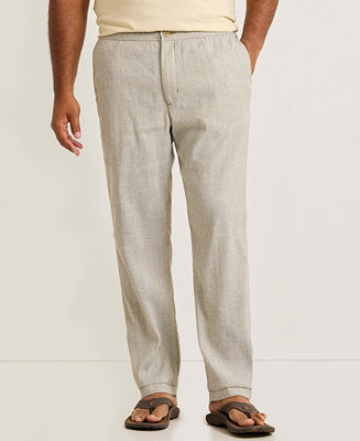 Men's Linen-Blend Beach Coast Classic-Fit Pants | Macy's