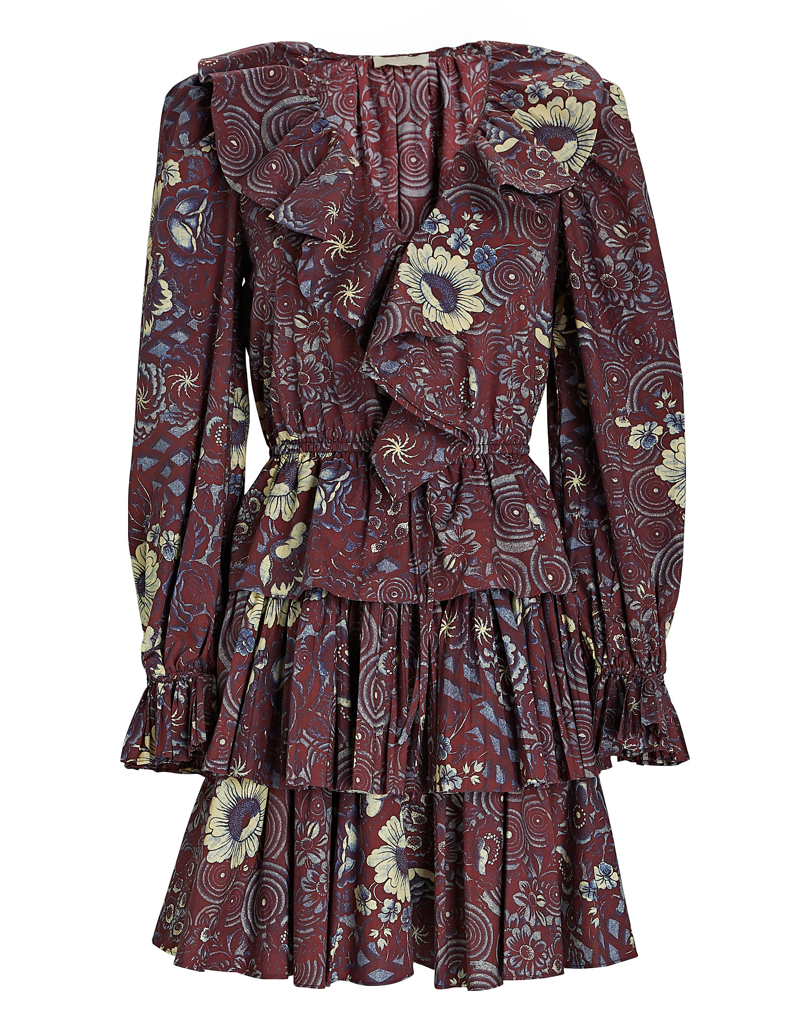 Lola Printed Ruffled Mini Dress | INTERMIX