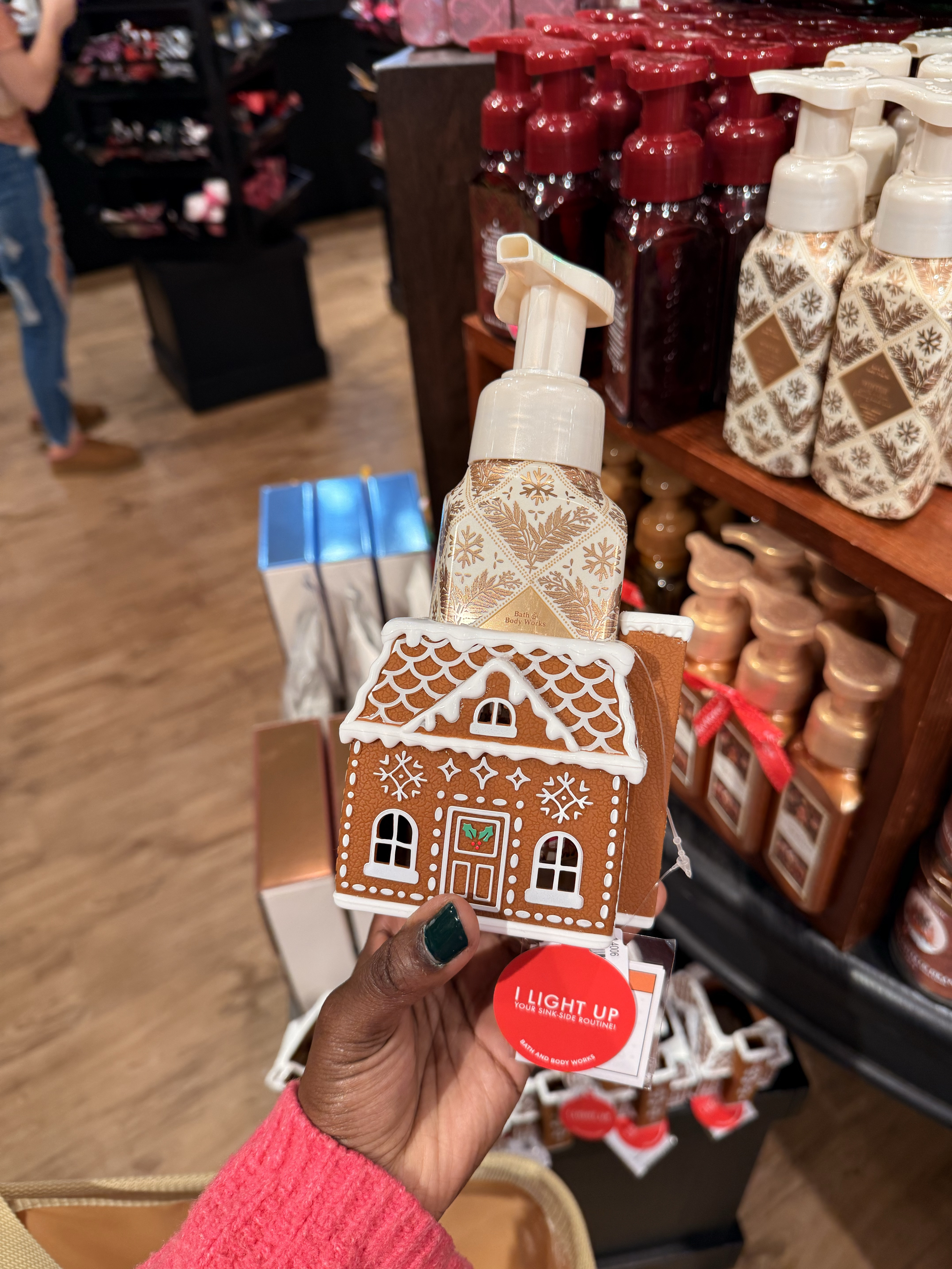 Light up gingerbread soap holder 

#LTKHoliday #LTKHome #LTKSeasonal