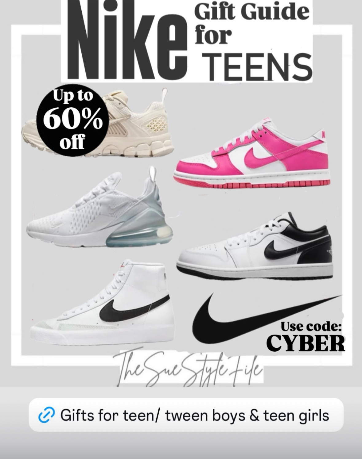 Gift guide for him, Nike sale. Cyber week. Nike black Friday sale. Fleece lined tights. Cuber week. Amazon Black Friday. 2025. Holiday pjs. Christmas pjs. Family pjs. Holiday pajamas.  clips. sale! Dressy holiday party outfit. Sequin skirt. Skort. Burgundy outfits.  sale. Thanksgiving outfit. Gift guide. Valentino looks for less restocked!!! Black Friday. Cyber Monday. Cyber week. Holiday arty. Casual holiday outfit. Dressy holiday party outfit. . Fall fashion. Holiday pjs. Early Black Friday deals. Thanksgiving. Gift guide. Thanksgiving. Holiday party. Friendsgiving. 2025. Boots. Fall boots. Ugg SAVE VS SPLURGE. Looks for less. Daily deal. Black Friday. Christmas outfit. Lounge set. Holiday party. Gift guide for her. Gift guide for teens. Ugg tazz. Gift guide 2025. Ugg clog. Thanksgiving outfit. Lululemon sale. Gift guide for her.Fits TTS, wear 8. Leggings.
Fall family photos outfits. Holiday pajamas. Christmas pajamas. Christmas pjs. Gift guide for kids. Gift guide for her. Gift guide for the family. Black Friday. Cyber Monday. Early Black Friday. Cyber week 


Comment SHOP below to receive a DM with the link to this post on my LTK ⬇ https://liketk.it/5Bda1 #ltkgiftguide #ltkcyberweek #ltkholiday

#LTKGiftGuide #LTKCyberWeek #LTKHoliday