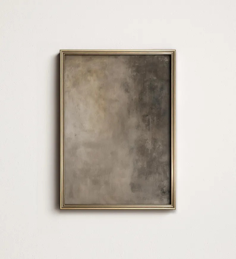 Earthy Abstract Painting Wall Art Textural Art PRINTABLE Digital Downloadable Print North Prints ... | Etsy (US)