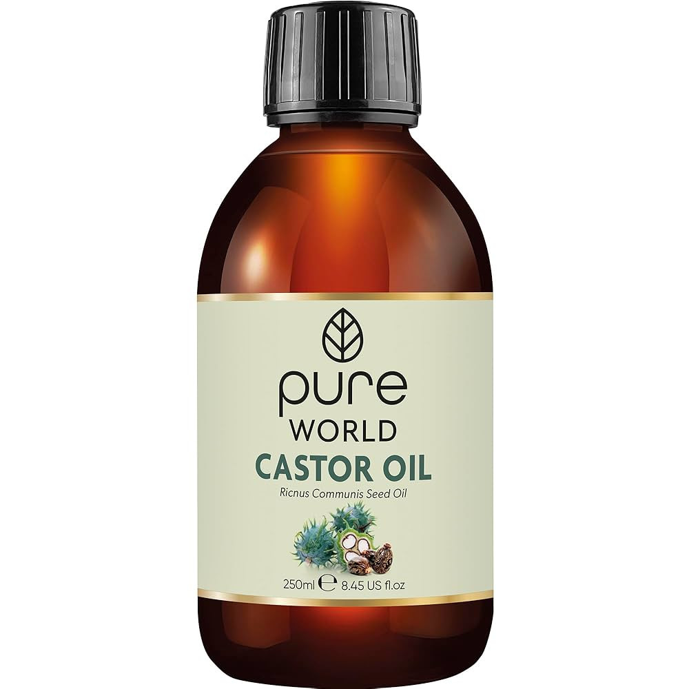 Pure World Natural Castor Oil 250ML Cold & Freshly Pressed 100% Pure and Undiluted Hexane Free No... | Amazon (UK)