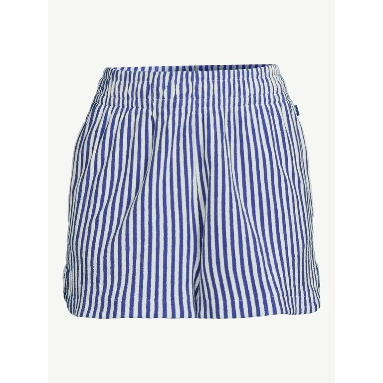 Free Assembly Women's Cotton Shorts with Side Slits | Walmart (US)