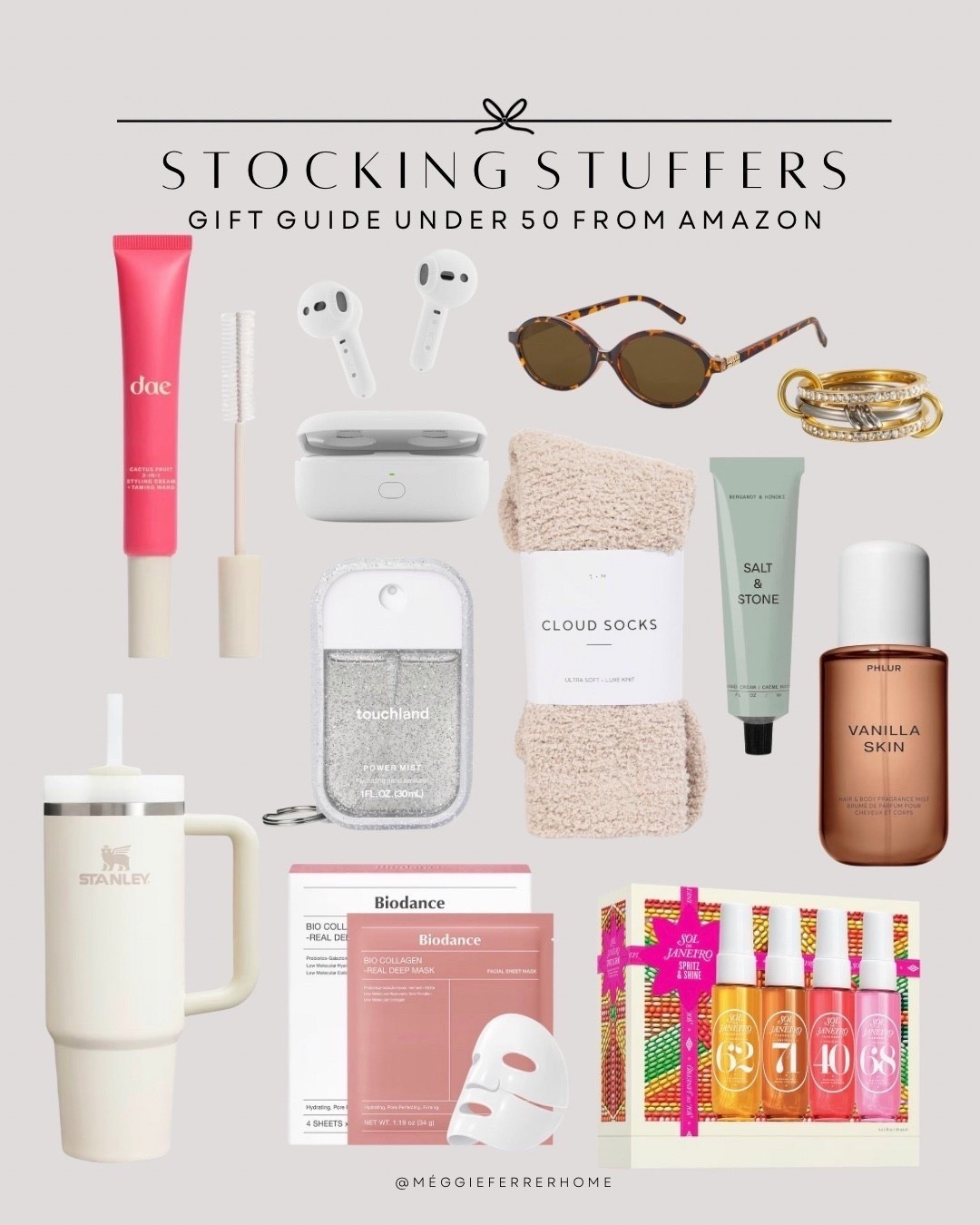 Putting together the cutest stocking stuffer ideas straight from Amazon, and honestly… these are the things people get way more excited about than the big gifts. ❤️ Little luxuries, cozy must-haves, beauty faves, and a few fun extras everyone loves. 🎁✨


#StockingStuffers #GiftGuide #AmazonHoliday #AmazonGifts 

#LTKHoliday #LTKGiftGuide #LTKFindsUnder50 #LTKHoliday