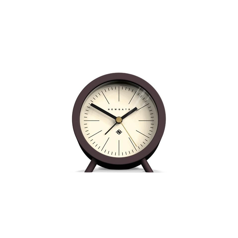 Fred Alarm Clock in Silicone Chocolate Black – BURKE DECOR | Burke Decor