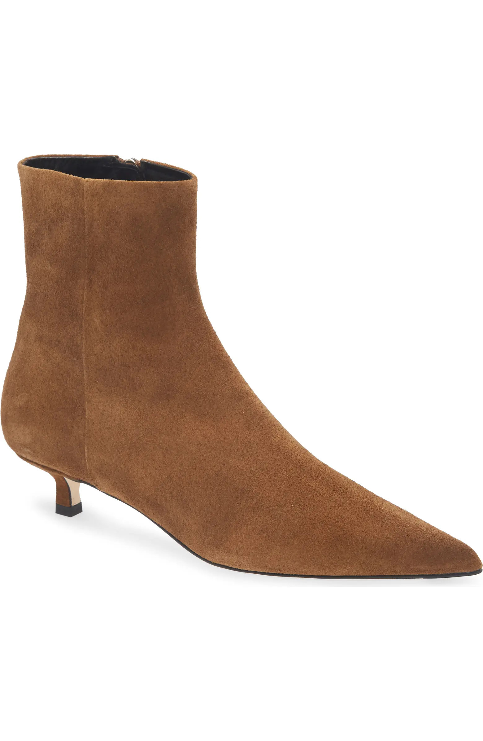 Sofie Pointed Toe Kitten Heel Bootie (Women) | Nordstrom
