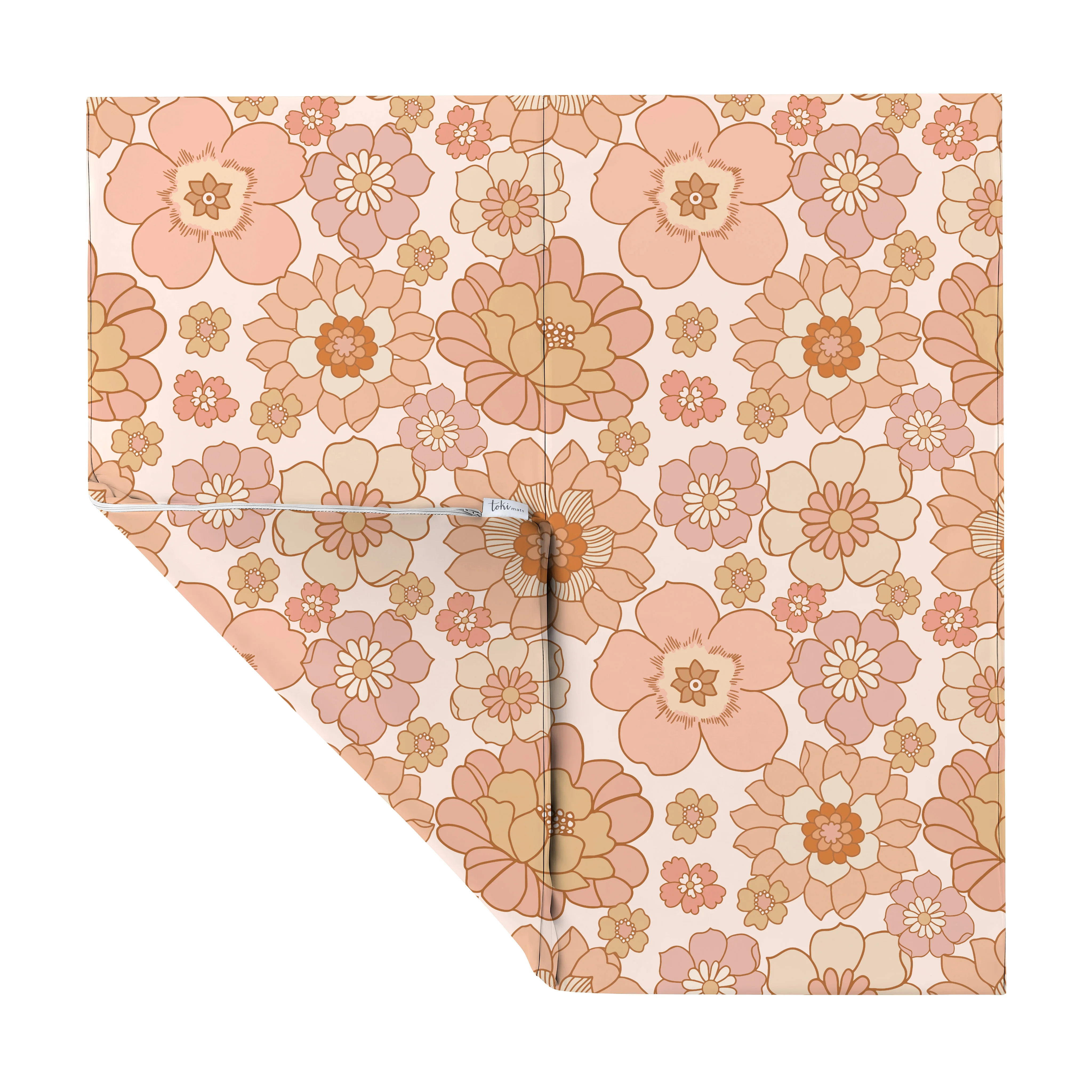 Imperfect | Blooms Vegan Leather Mat | Toki Mats