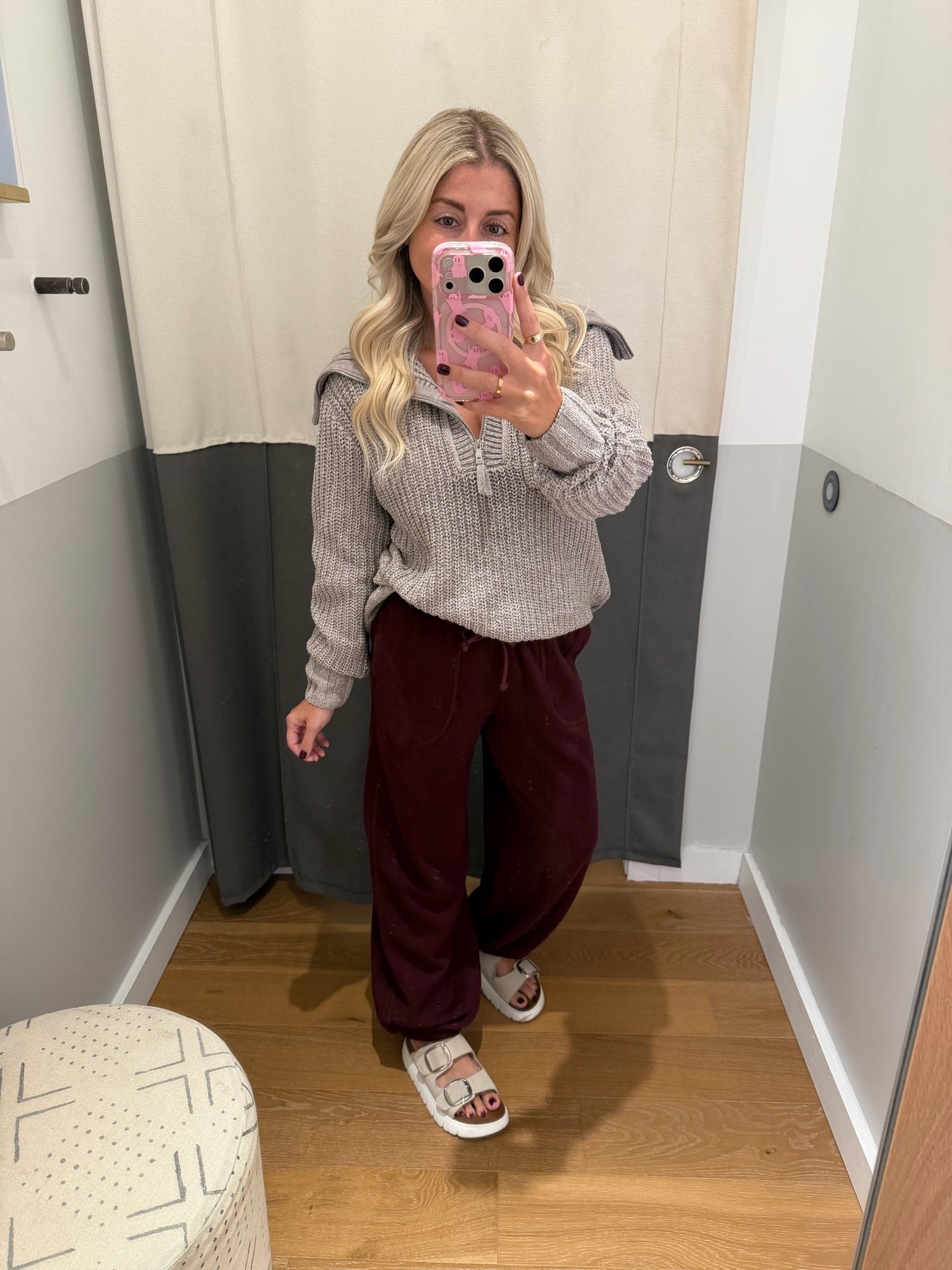 New @Aerie outfit on sale
Xxs sweater 
Xs sweatpants
Sandals tts
Fall outfit

#LTKSaleAlert