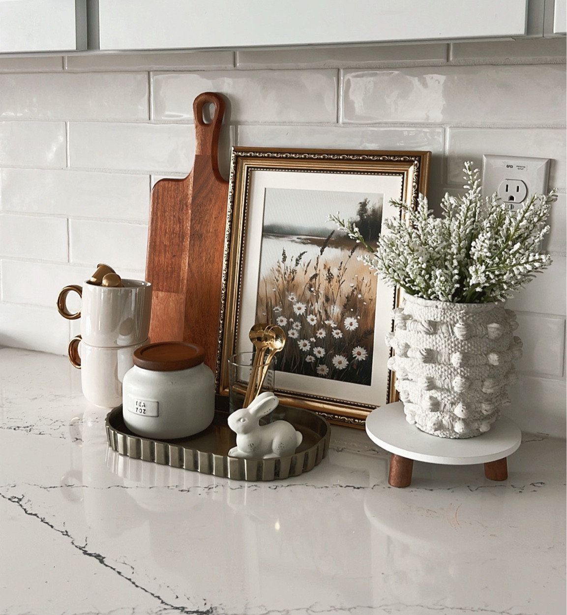 Spring decor, coffee bar, spring artwork, spring kitchen decor, spring kitchen styling, spring counter decorr

#LTKHome