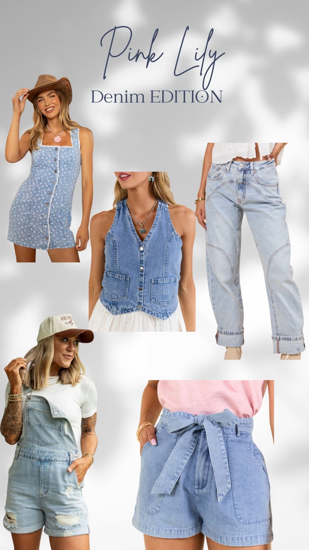 Denim collection! #denimvest #denimdress #barrelljeans

#LTKWorkwear #LTKOver40 #LTKSaleAlert
