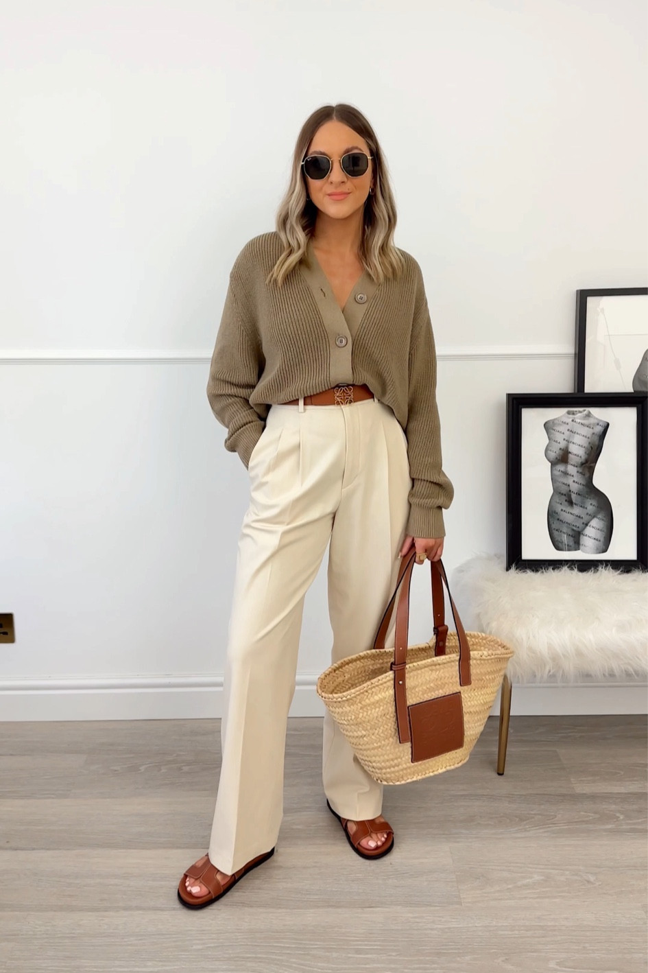 I wear an XS in the trousers and size small in the cardigan 



#LTKeurope #LTKshoecrush #LTKstyletip