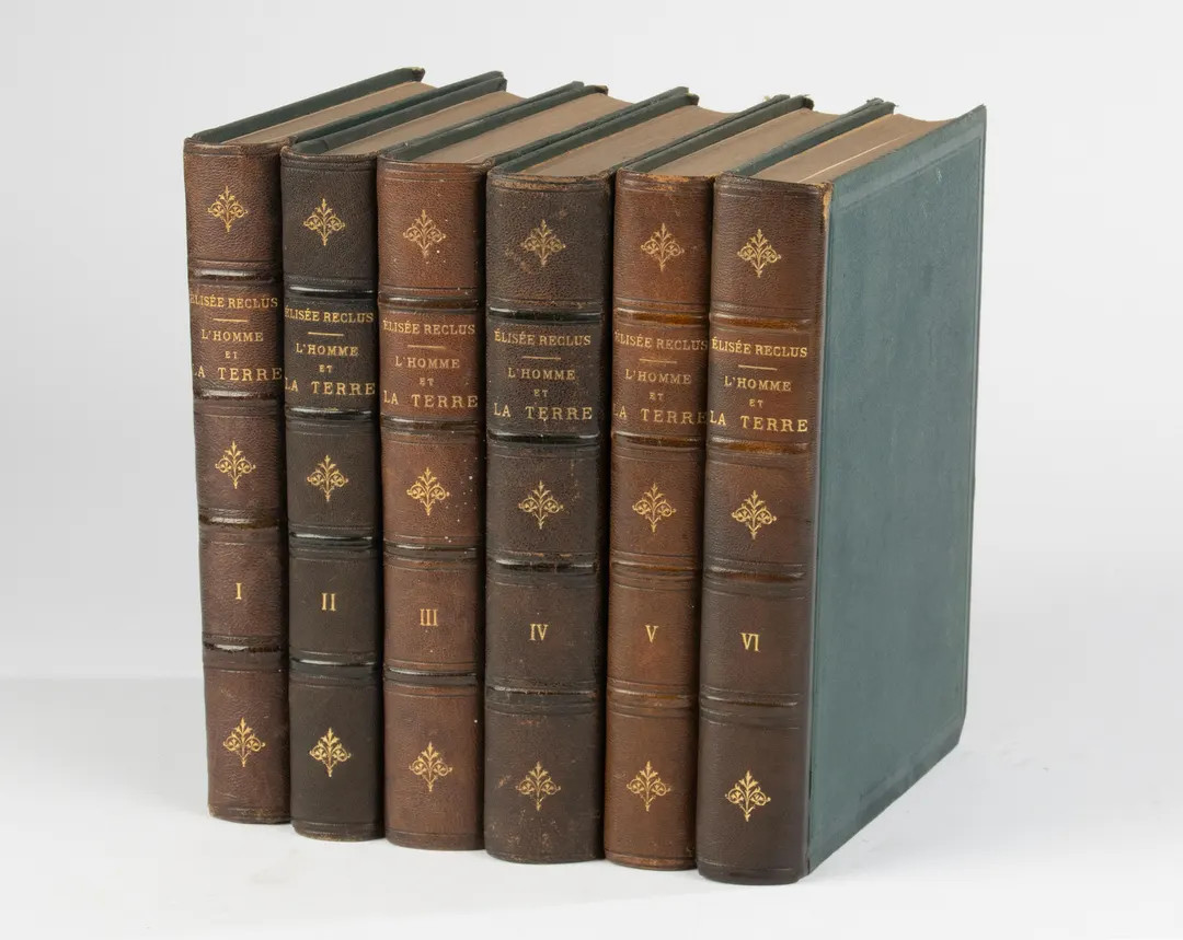 Set of 6 Antique Decorative Books - Encyclopedia L'homme Et La Terre - Etsy | Etsy (Global)