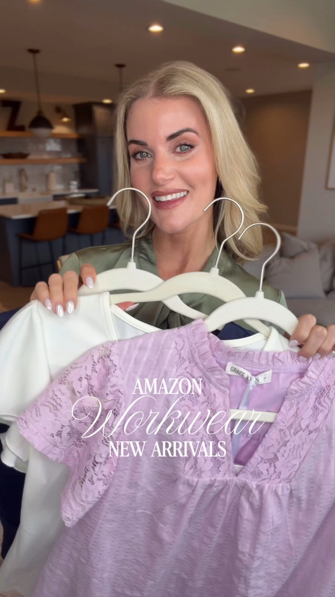 Spring outfits, workwear outfits, spring tops – these elegant and affordable tops will easily take you from a day to night. Wearing a size small in everything. Discount codes below. ￼

Short Sleeve Satin Mock Neck Blouse - 35% off with code: 43T3W8MZ until 5/5
Navy Short Sleeve Peplum Top - 10% off with code: 7JV9H989 until 5/5
Ruffle Sleeve Peplum Top - 10% off with code: D56A2TU9 until 5/5
Lace Short Sleeve Top - 10% off with code: 79DWPMOH until 5/5

#LTKWorkwear #LTKSeasonal #LTKSaleAlert