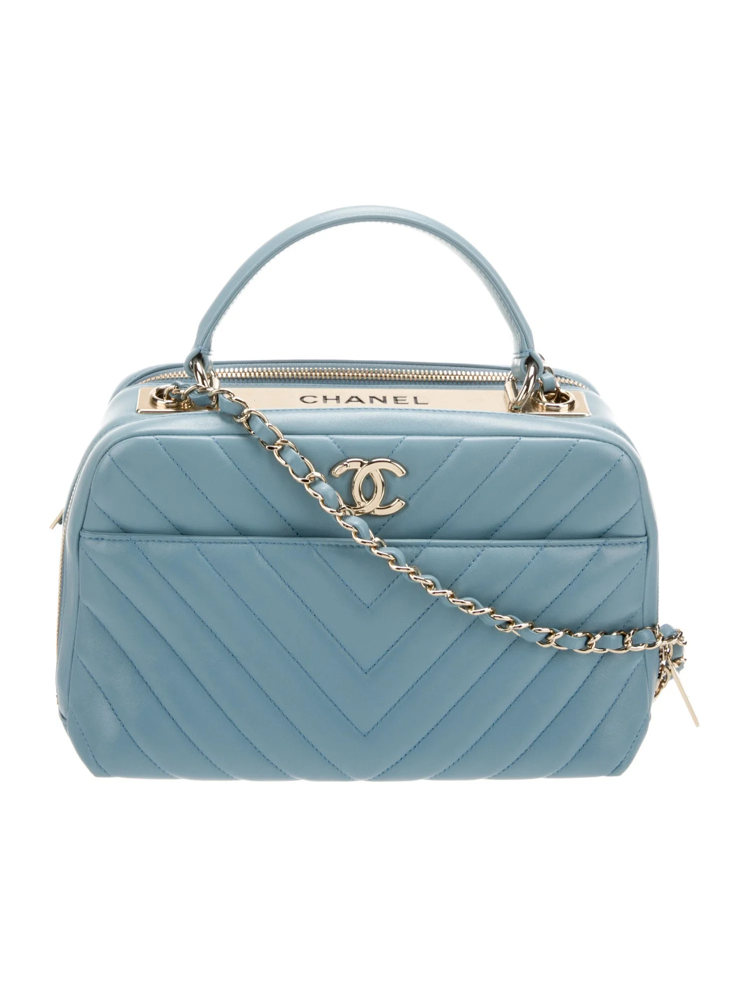 Medium Trendy CC Bowling Bag | The RealReal