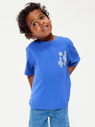 Oversized Short-Sleeve Graphic T-Shirt for Toddler Boys | Old Navy (US)
