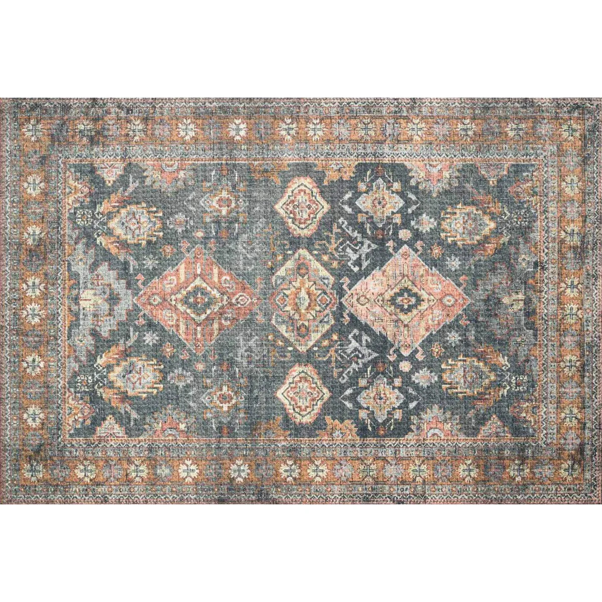 SEA/ RUST SKYE RUG | CC and Mike The Shop