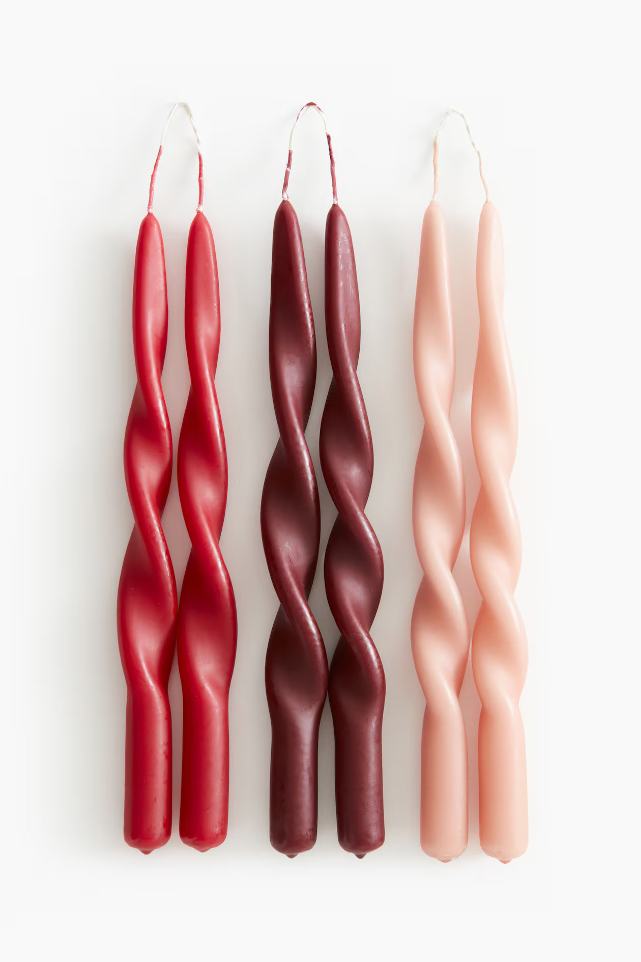 6-pack Spiral Taper Candles | H&M (US + CA)