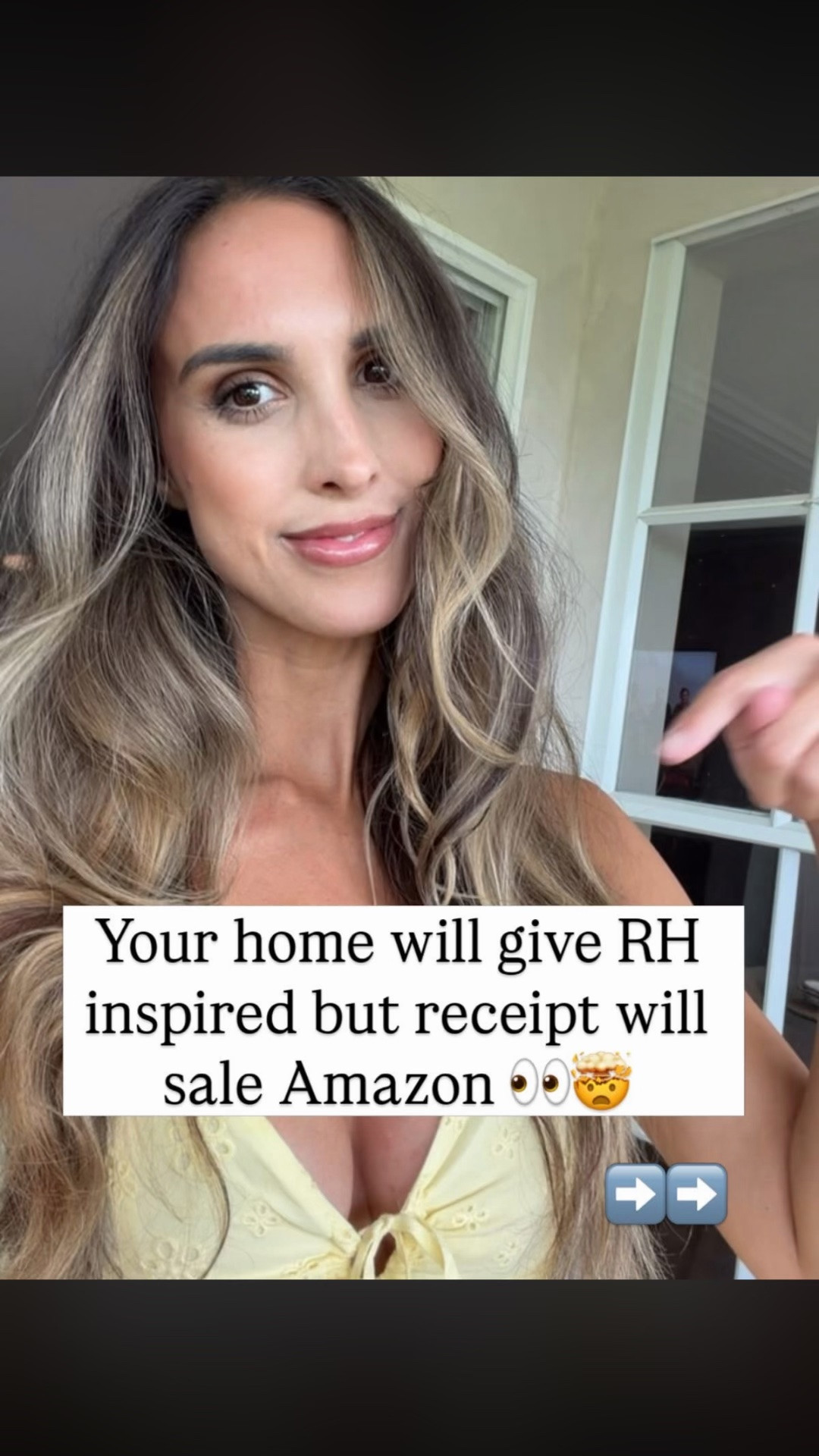 Your home will give RH inspired but receipt will sale Amazon!!