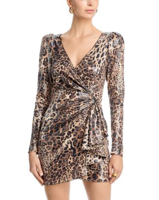 Sequin Animal Print Dress - Exclusive | Bloomingdale's (US)