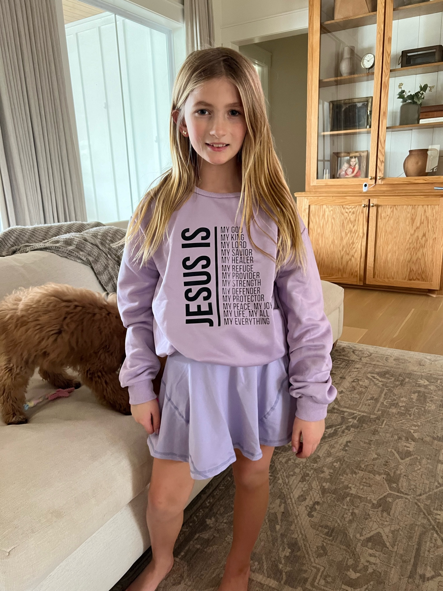 $8 sweatshirt & $9 skirt 💜
#girls #shein #sheinkids #jesus #ltkkids

#LTKfitness #LTKfamily #LTKsalealert