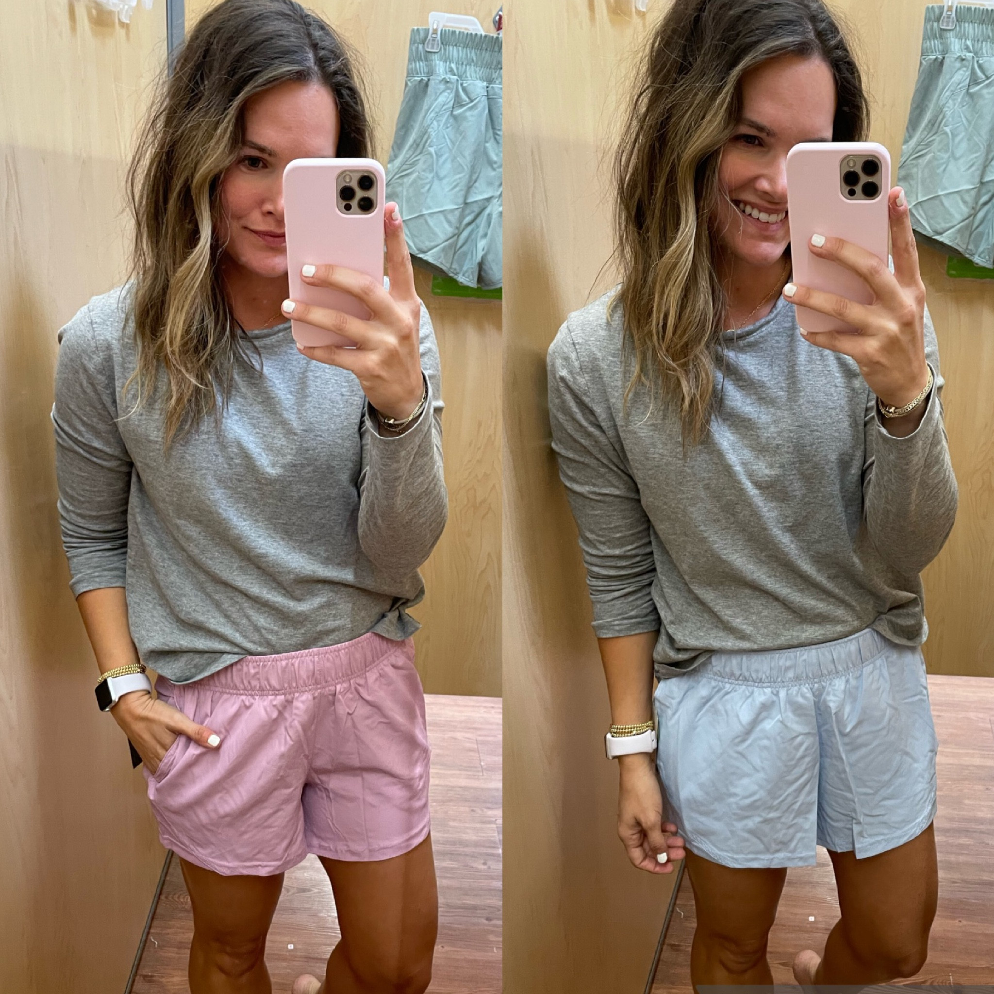 . These new $11 Walmart shirts come in so many pretty spring colors, have pockets, great length and lined 10/10 ✨ 
.
#walmart #walmartfashion #walmartfinds #walmartstyle #workoutshorts #momstyle #affordablefashion #affordablestyle #workoutclothes 

#LTKfit #LTKunder50 #LTKsalealert