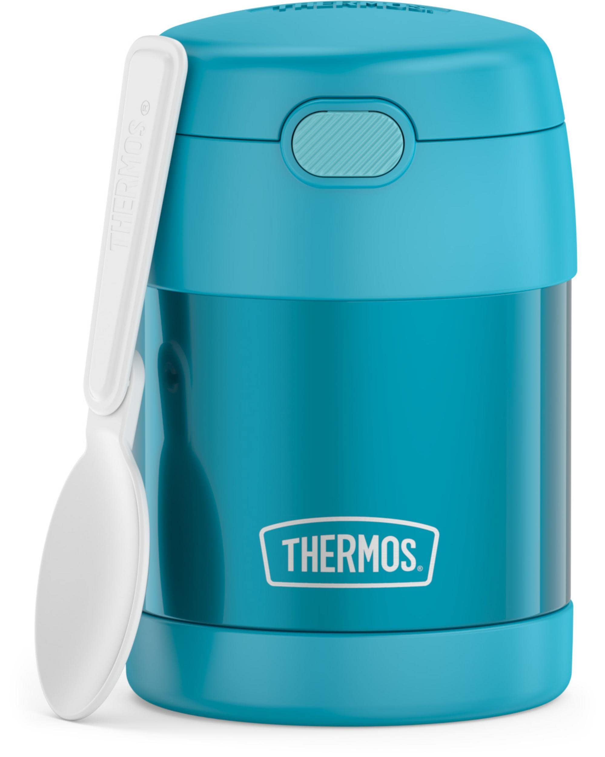 THERMOS FUNTAINER 10 Ounce Stainless Steel Vacuum Insulated Kids Food Jar with Spoon, Teal | Amazon (US)