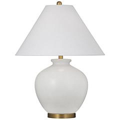 Graham 26" High White Table Lamp | www.lampsplus.com | Lamps Plus