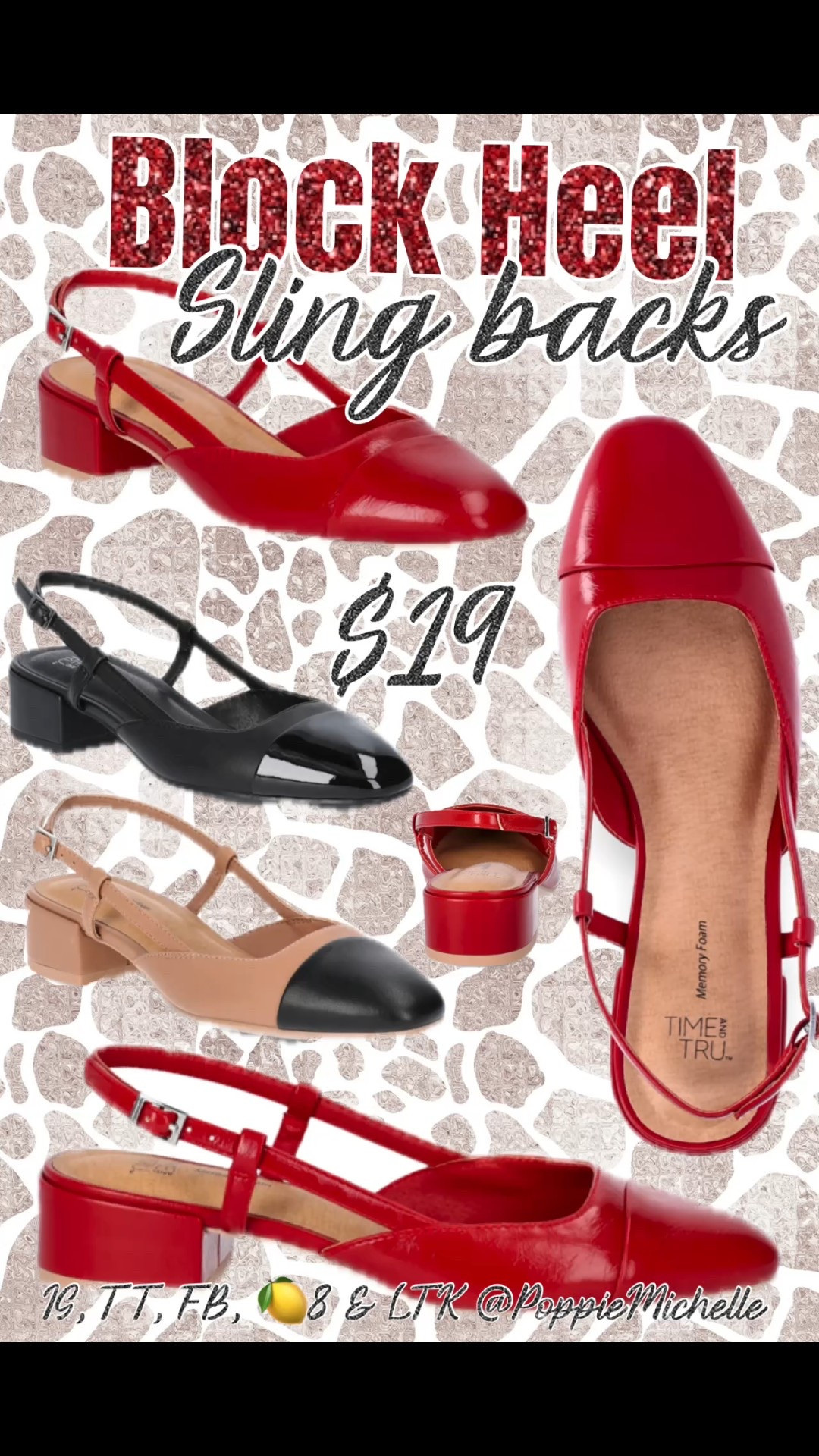 Red Slingback Heels

Block Heel Slingbacks
Black Slingback heels
Tan Slingback heels
Nude Slingback heel
Two tone Slingback heel 

PoppieMichelle 

#LTKootd #LTKValentine