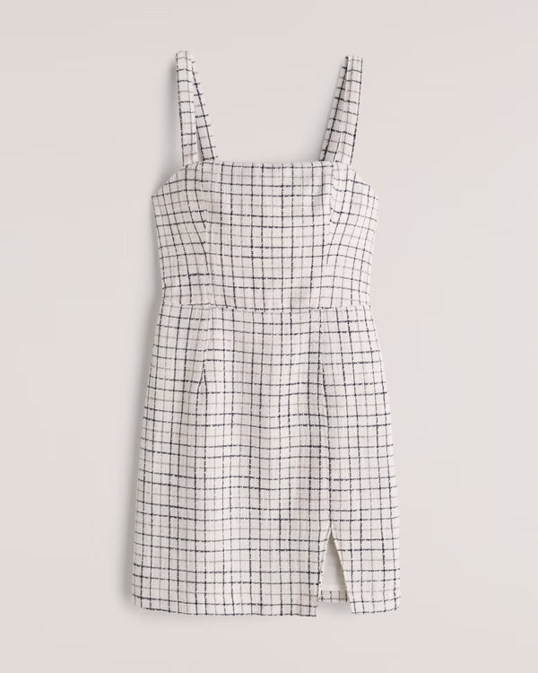 Tweed Slip Mini Dress | Abercrombie & Fitch (US)