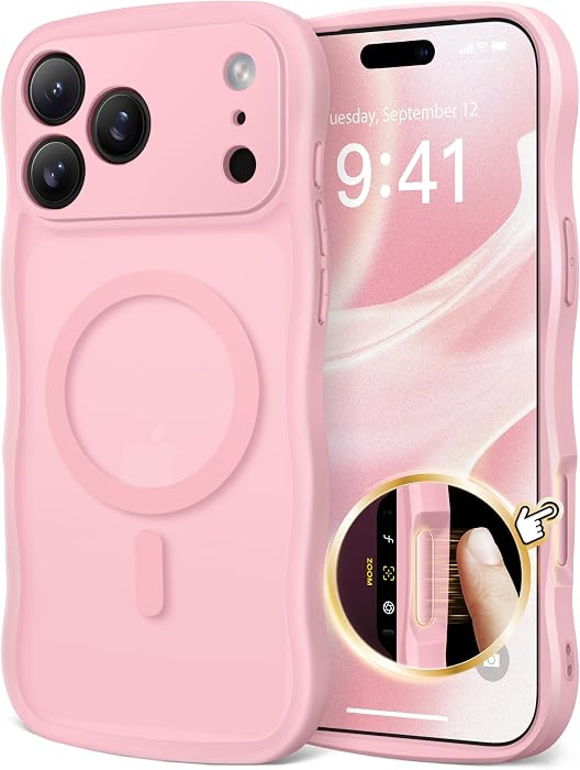 CAPRARO Magnetic for iPhone 17 Pro Max Case for Women Girls, Upgraded [Full Camera Protection] [C... | Amazon (US)