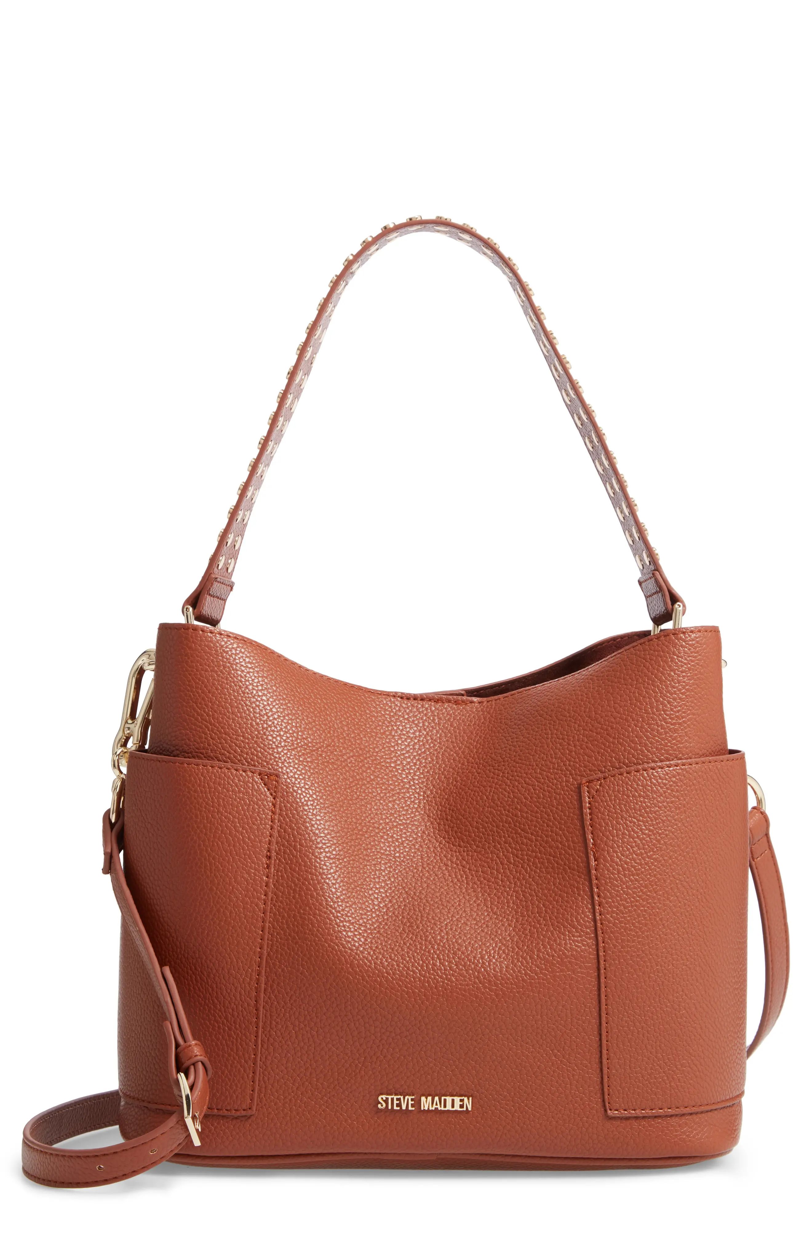 Steve Madden Studded Faux Leather Hobo | Nordstrom