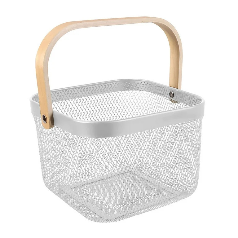 SDJMa Metal Mesh Steel Basket, Storage Organizer Basket Multi-functional Hanging Kitchen Baskets ... | Walmart (US)